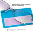 thumbnail image 5 of Blue Light Blocking Glasses, Computer Reading Glasses, Anti Blue Rays, Reduce Eyestrain, Rimless Frame Tinted Lens with diamond, Stylish for Men and Women, 5 of 5