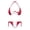 Austria Text Flag Theme, variant on Polyester Spandex Women String Halter Two Piece Bathing Suits, Plus Size Light Swimsuits Triangle Halter String 2 Piece Bikini Sets for Beachwear