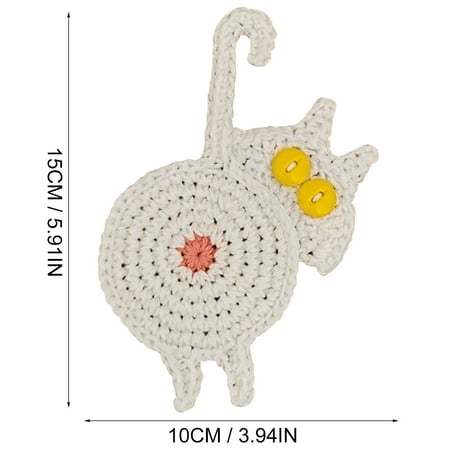

Home Decor 2PC Cat Butt Coasterss Home Decoration Personalized Decoration Cute Coasterss