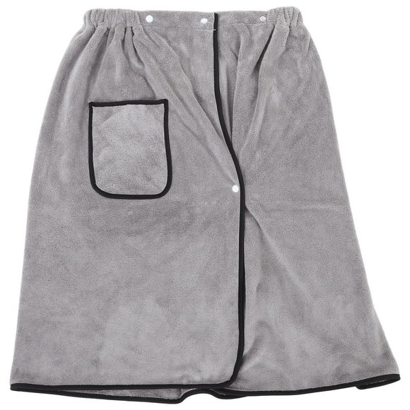 TEHAUX Toalla Portátil Para Ajustable Con Botón Y Bolsillo En Coral Suave Color Para Uso Diario