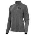 thumbnail image 2 of Women's Antigua Heather Black NASCAR Mexico Series Race Mentor Quarter-Zip Jacket, 2 of 3