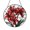 Acrylic 3.5 Inch, variant on Spider Lily Bloom Glass Suncatcher Window Decor, Rich Red Floral Design, Nature Inspired Home Accent
