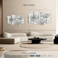 thumbnail image 3 of Elephant Stock Compass Wall Art - Horizontal Multi Panel Canvas - Living Room Wall Decor - Nautical Multi Panel - Gray And White Decor - 52" x 32", 3 of 4