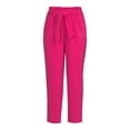 thumbnail image 4 of Nine.Eight Women’s Cropped Paper Bag Waist Pants, 4 of 5