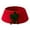 Red, variant on Event & Party Velvet Collar Ring Skirt Foldable for Home Use Polyester Material Non- and Absorbent for Seasonal Celebrations