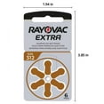 thumbnail image 4 of Rayovac Extra Hearing aid Batteries Size 312, Long-Lasting Mercury-Free zinc-air Hearing aid Batteries - 1.45v. (18 pieces Batteries), 4 of 6