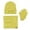 Yellow, variant on HNMKIU Autumn Winter Kids Hat Scarf 3-Piece Set Cozy Bow Design Baby Toddler Toddlers Warm Knit Accessories Boys Girls Outdoor Playwear Khaki - One Size