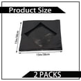 thumbnail image 2 of 2 Pcs Couvercle de Plaque de Presse à Chaud, Réutilisable Antiadhésif pour Protéger la Sublimation Machine de Presse à Chaud (Noir 15 x 15 Po), 2 of 6