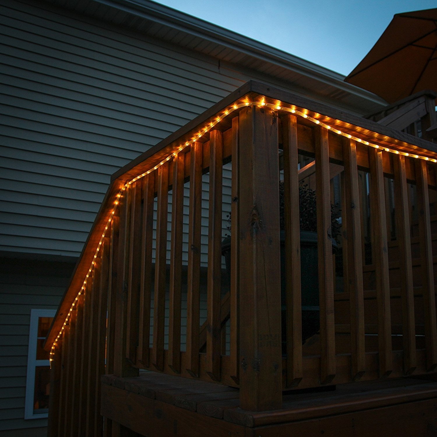 Persik Rope Light For Indoor And Outdoor Use 18 Feet 108 Led Warm White Lights Walmart Com Walmart Com
