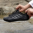 thumbnail image 4 of lnmuld Men Women Barefoot Shoes, Breathable Mesh Shoes for Water Yoga Fitness Hiking Color:Black,Size:11, 4 of 6