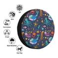 thumbnail image 4 of Susaid Marine Inhabitants Print Tire Covers,Waterproof Anti-UV Snow Sun Rain Tire Covers for RV,Truck, SUV, Trailer, Camper-14 inch, 4 of 6