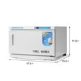 thumbnail image 2 of Costway 2 in 1 Hot UV Sterilizer Towel Warmer Cabinet Spa Beauty Salon Equipment 16L, 2 of 12