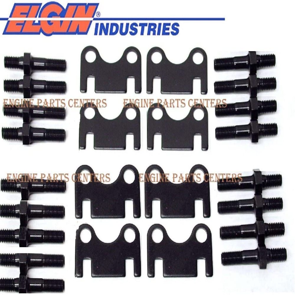 Chevy SBC 350 Raised Guide Plates 5/16" Pushrod 7/16" Stud Hole 1