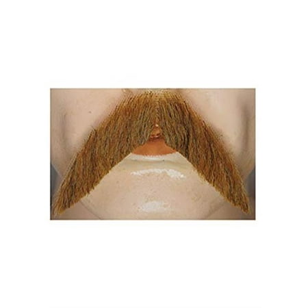 Morris Costumes LW473LBNGY Walrus Human Hair Mustache - No.59 Light Brown 95 Percent