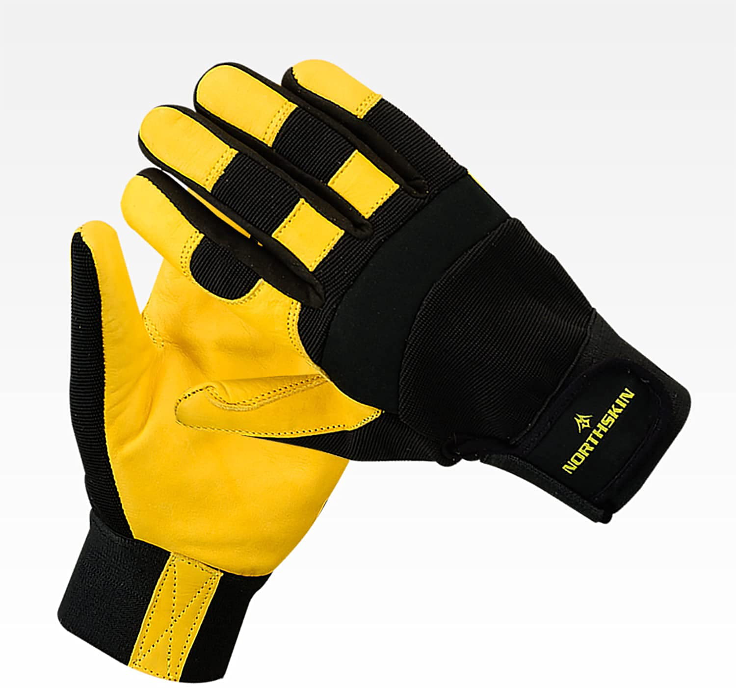 2X Long Sleeves Safe Work Gloves Mechanics Welding Protective Heat/Cut Resistant 