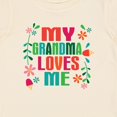 thumbnail image 4 of Inktastic My Grandma Loves Me Girls Girls Baby T-Shirt, 4 of 5