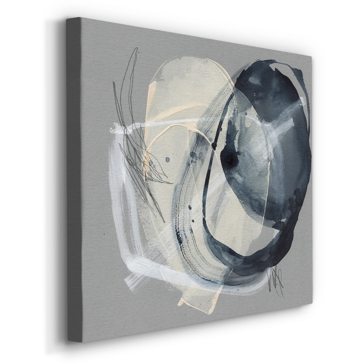 Wexford Home Tandem Loops II-Premium Gallery Wrapped Canvas, 10" x 10" - Ready to Hang