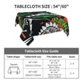 thumbnail image 7 of Wukai Dinosaur Skeleton Waterproof Tablecloth for Kitchen Dining, Fits Square Tables for 2-4 Seats -60"x60", 7 of 7