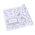thumbnail image 2 of Rollo de papel para colorear para , 12 x 118 pulgadas, material de aprendizaje temprano, Uso diario Zulema  Rollo de papel para colorear, 2 of 8