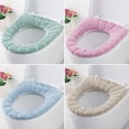 thumbnail image 2 of Manunclaims Soft Acrylic Fiber Stretchable Toilet Lid Cover, Multicolor 4 Pieces, 2 of 8