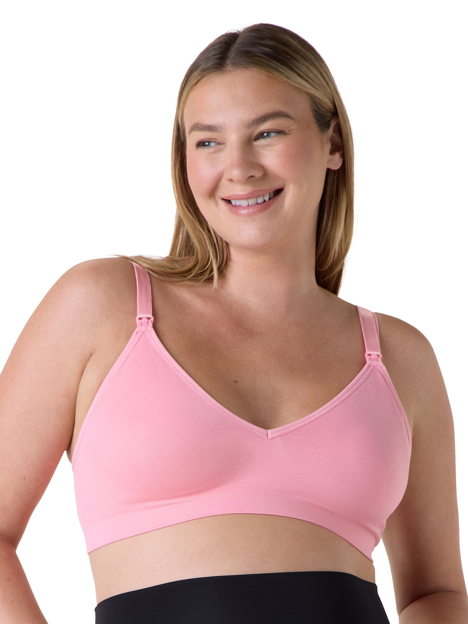 Ingrid & Isabel For Every Belly Women's Maternity & Nursing Seamless, 3-Pack Bra, SizesS-XXXL