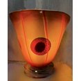 thumbnail image 1 of Orange Art Glass Table Lamp, 1 of 1