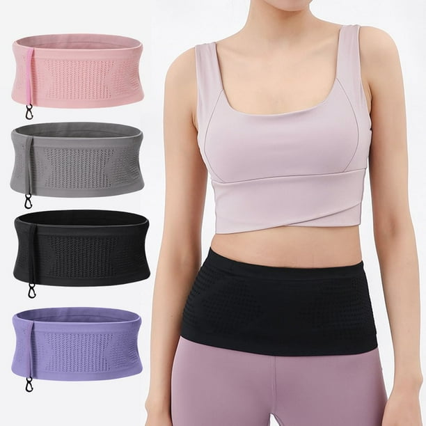 PENGXIANG Waist Bag Ergonomic Hidden Pockets Moisture-Wicking Super  Stretchy Not Tight Storage Comfortable Multifunctional Knit Breathable  Concealed
