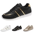 thumbnail image 2 of NOKIO Women's Retro Fashion Sneakers 𝖫a𝖼e Up Walking Footwear Casual Walking Shoes Non S𝗅ip Comfort Skate Shoes Lightweight Sport Shoes for Summer and Autumn, 2 of 9