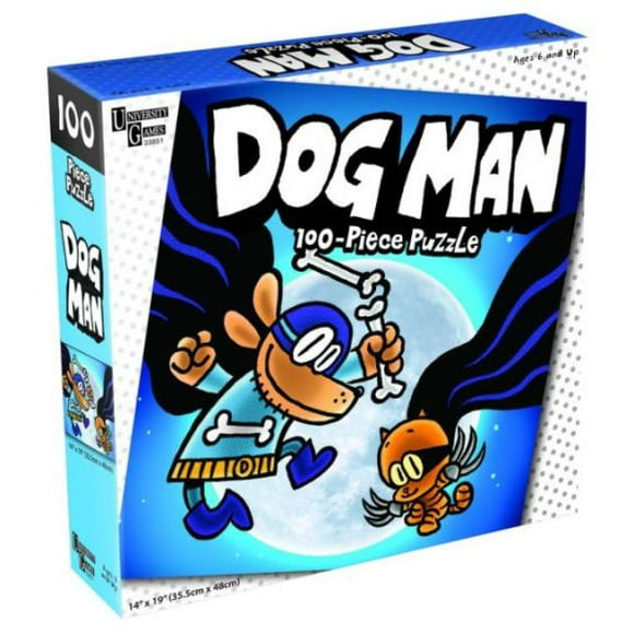 Dog Man and Cat Kid 100 Piece Lenticular Jigsaw Puzzle