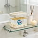 thumbnail image 1 of Acuario de escritorio transparente para peceros dorados multifuncional pequeño 12x10x8cm | Pecera de mesa compacta Negro Blanco Verde Rojo | Jardinería decorativa del salón de estar, 1 of 6