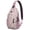 Symmetrical Ar, variant on Cute Ocean Creatures and Coral Pattern Small Travel Backpack Lightweight Hiking Sling Pack with Layered Storage and Fashionable Appearance for Everyday Use