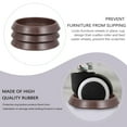 thumbnail image 2 of NICERIO Non Slip Furniture Coasters Furniture Stopper Caster Cups 10Pcs, 2 of 5