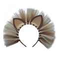 thumbnail image 1 of Diadema con orejas de gato Fernando Diadema de cola de disfraz, 1 of 8