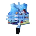 thumbnail image 1 of Seyurigaoka Toddler Baby Girls Boys Swim Vest Floaties Cartoon Swim Vest Floation Swimsuit Swimwear with Adjustable Safety Strap, 1 of 8