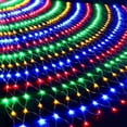 thumbnail image 2 of MAMOWEAR Outdoor 5ft x 5ft Plug-in LED Christmas 8 Modes Net Light Rope, 2 of 6