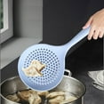 thumbnail image 2 of Food Grade Silicone Slotted Spoon Large Strainer With 13.7 Inch Handle Heat Resistant Soup Skimmer Noodle Scoop, 2 of 8