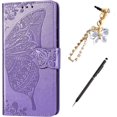 thumbnail image 1 of Funda de cuero PU YONGSHENG para iPhone 8 Plus/7 Plus Mandala Butterfly Rose Vine Flip Folio Wallet, 1 of 5