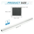 thumbnail image 2 of Uxcell Aluminum Square Tubing,0.63"x0.63"x16" Long 0.04" Wall Thick 6063 Aluminum Square Tube Seamless Structural Metal Profile Hardware for Construction DIY Home Decor Furniture 3pcs, 2 of 6