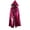 Hot Pink, variant on HAIJIE Halloween Shiny Finish Hooded Tie Neck Long Cape Boys Girls Multiple Solid Tone Seasonal Themed Cloak (Black,75cm)