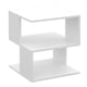 thumbnail image 1 of Mesa de centro pequeña y sencilla, moderna, para sala de estar, escritorio cuadrado, mesita de noche, decoración para el hogar, dormitorio (blanco), 1 of 7