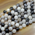 thumbnail image 3 of K-KED Natural Rutilated Quartz Gemstone Round Loose Beads 15'' 6mm 8mm 10mm-10 mm, 3 of 6