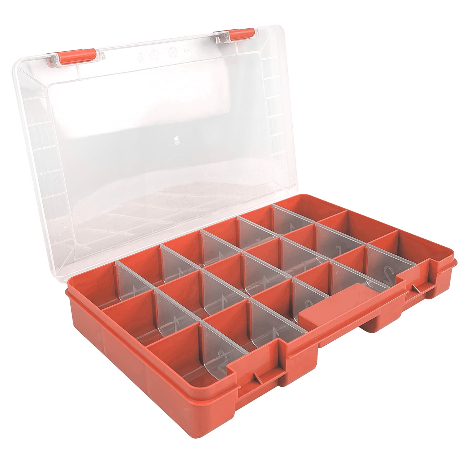 Ozark Trail Medium Plastic Tray Fishing Tackle Box 3600, Bri