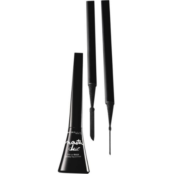 Maybelline Eye Studio Master Duo Glossy Liquid Liner, Black Lacquer