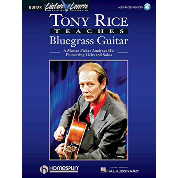 Pre-Owned Tony Rice Teaches Bluegrass Guitar Book/Online Audio (Paperback) 0793560489 9780793560486