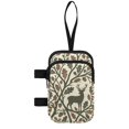 thumbnail image 2 of COEQINE Forearm Crutch Bag Walking Cane Accesories Rustic Deer Forest Elbow Crutch Storage Organizer, 2 Zippered Pockets, Lightweight, Hands-Free, for Adults & Seniors, 2 of 7