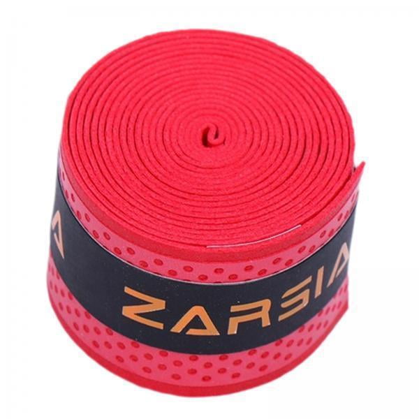 Lipstore 3x Ruban Adhésif Antidérapant pour Raquette Canne à Pêche Pickleball Rouge