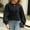 Black, variant on Olyvenn Sweaters for Women Trendy Shiny Sequins Crewneck Long Sleeve Knit Pullover Winter Chunky Knitwear Warm Cozy Jumper Black XS