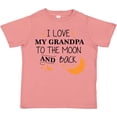 thumbnail image 3 of Inktastic I Love My Grandpa to the Moon and Back Boys or Girls Toddler T-Shirt, 3 of 5