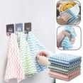 thumbnail image 2 of Shpwfbe kitchen supply Dumpling Mould Towels Dishcloths Fast Dish Microfiber Cleaning Drying And Cloths Absorbent Super Dish Microfiber Cloth Towels Cotton Dish Soft Rags Cleaning Supplies 3pcs, 2 of 9