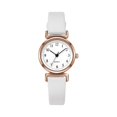 thumbnail image 2 of Resicozy Women Watches Dress Round Dial Quartz Date Classic Leather Strap Female Wrist Watch White, 2 of 3